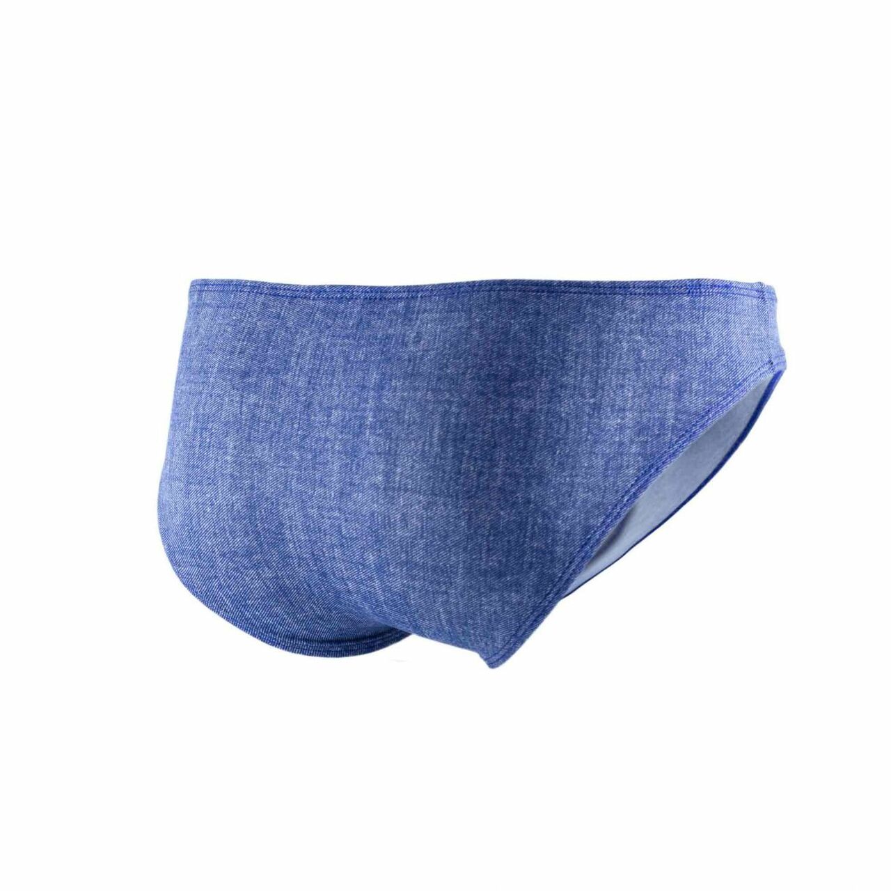 JCSTK - Mens Denim Look Spandex Bikini Brief Blue