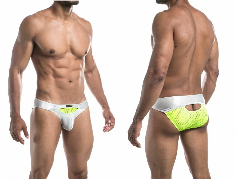 JCSTK - Mens Joe Snyder Sexiest Bikini Brief Lemon and Grey