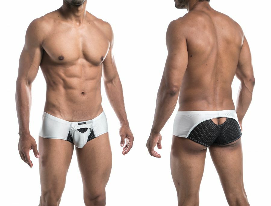 JCSTK - Mens Joe Snyder Sexiest Cheek Boxer Brief Black and Gray