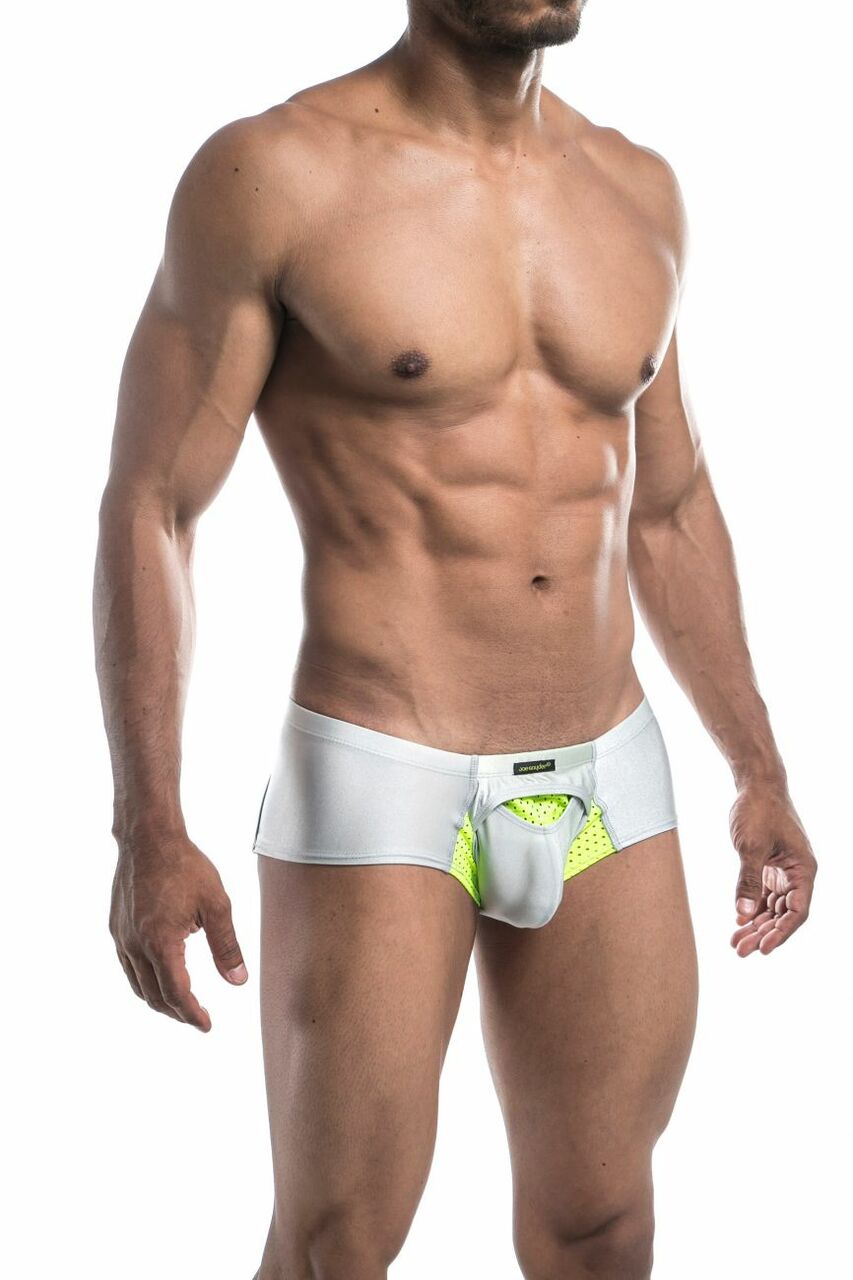 JCSTK - Mens Joe Snyder Sexiest Cheek Boxer Brief Lemon and Gray