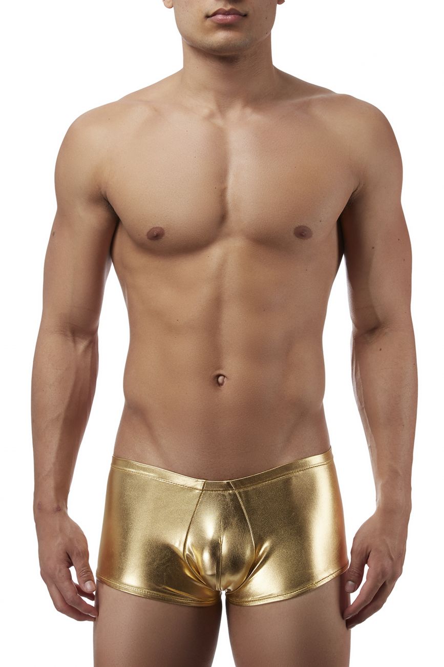 JCSTK - Male Power 153070 Heavy Metal Mini Short Boxer Briefs Gold