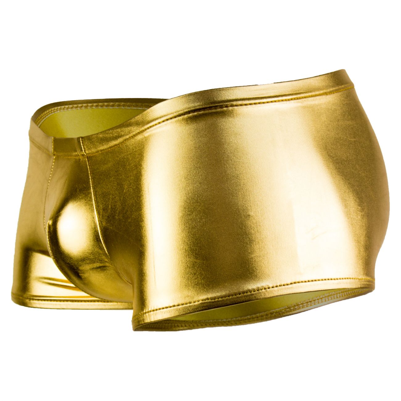 JCSTK - Male Power 153070 Heavy Metal Mini Short Boxer Briefs Gold