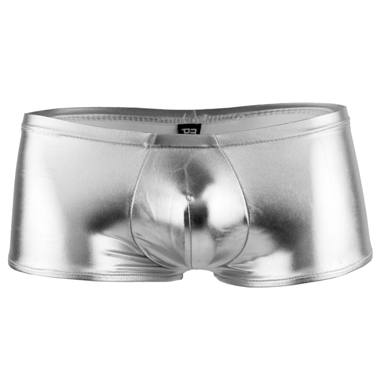 JCSTK - Male Power 153070 Heavy Metal Mini Short Boxer Briefs Silver