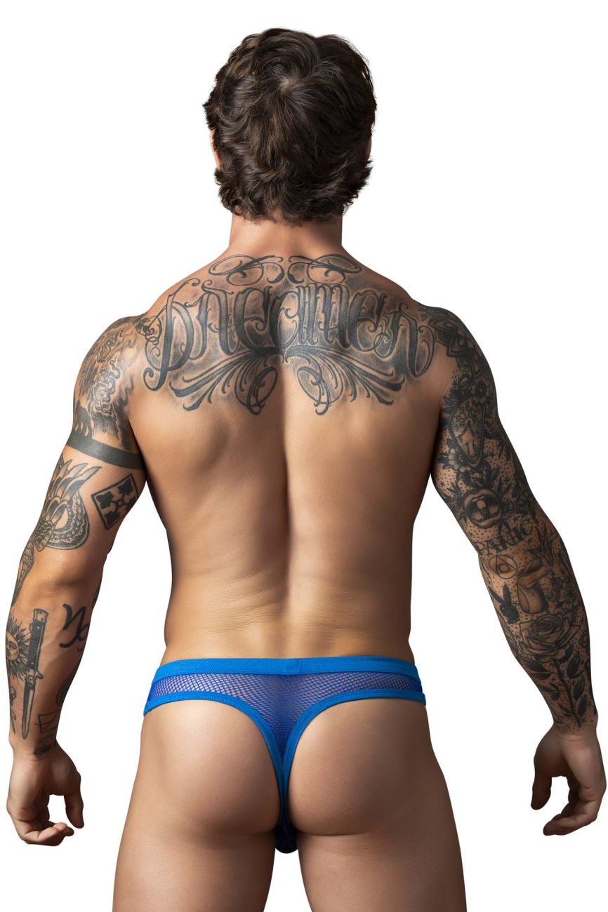 Male Power 441-11C Fishnet Mens See Through Bong Thong Royal