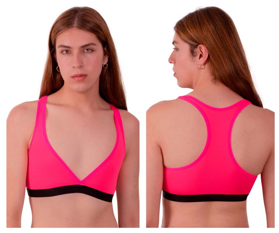 JCSTK - PLURAL PL003 Non-binary Underwear Bra Top Pink