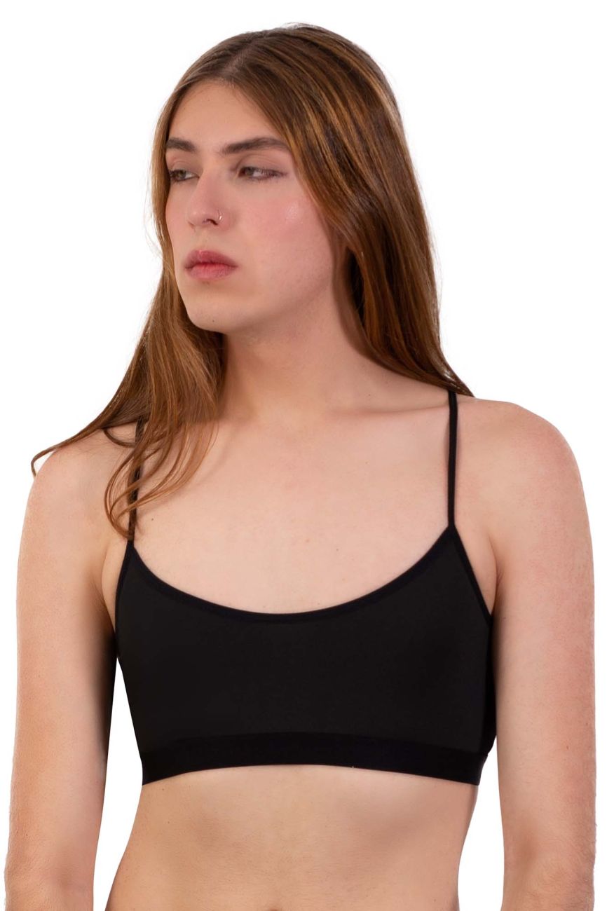 JCSTK - PLURAL PL005 Non-binary Underwear Bra Top Black