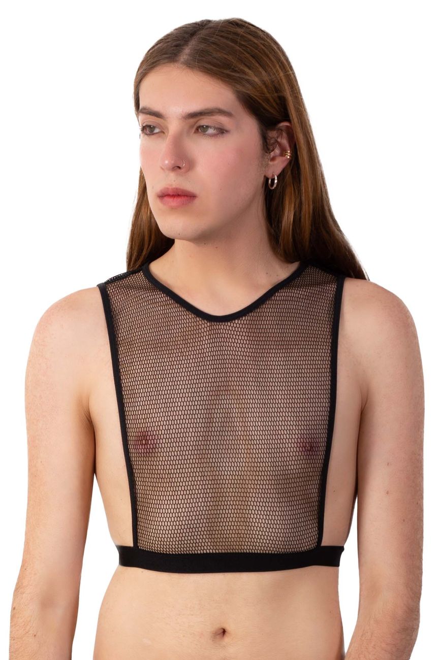 JCSTK - PLURAL PL007 Non-binary Underwear Crop Top Black