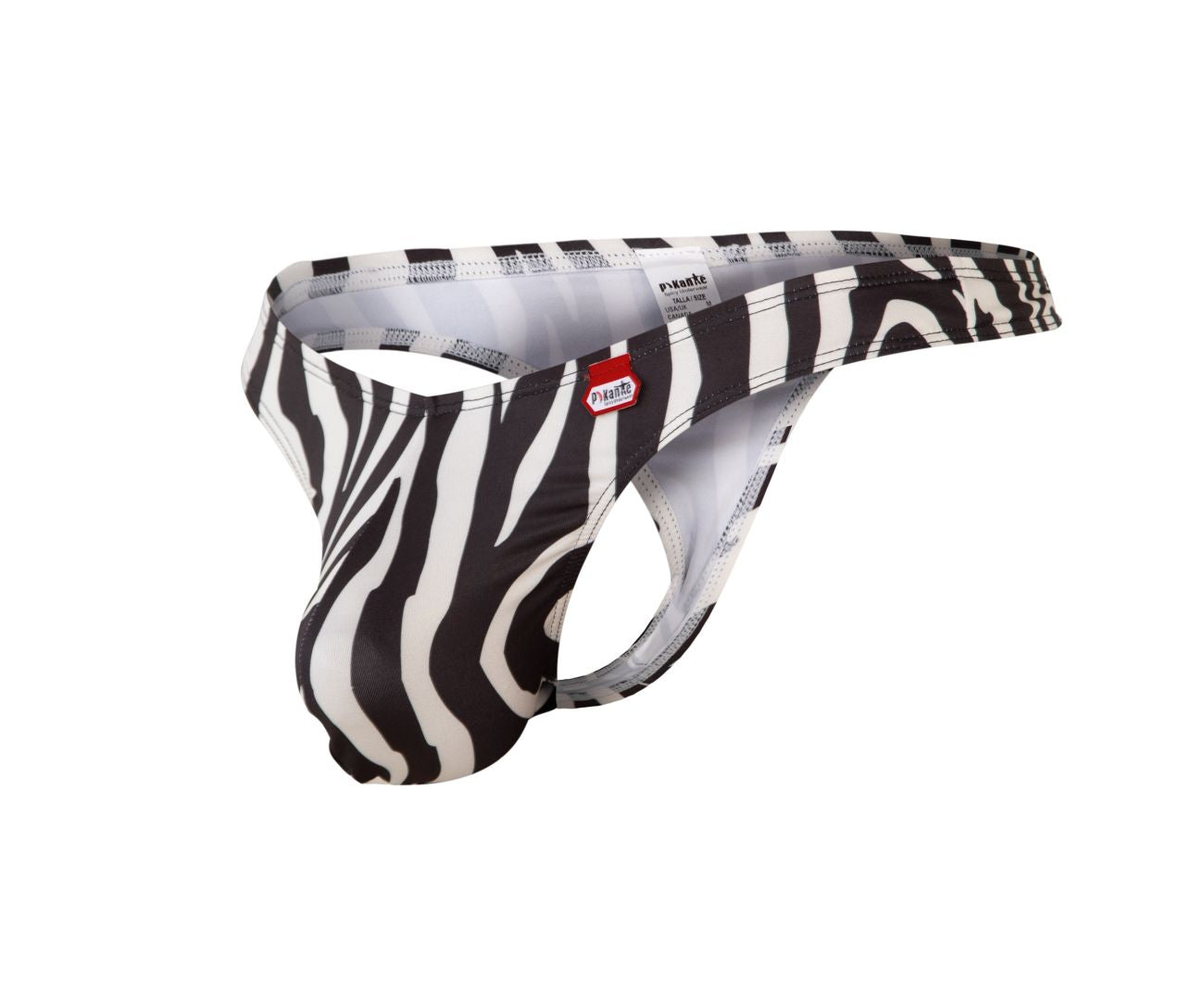 JCSTK - Pikante 0996 Yuba Thongs Animal Print Beige with Black