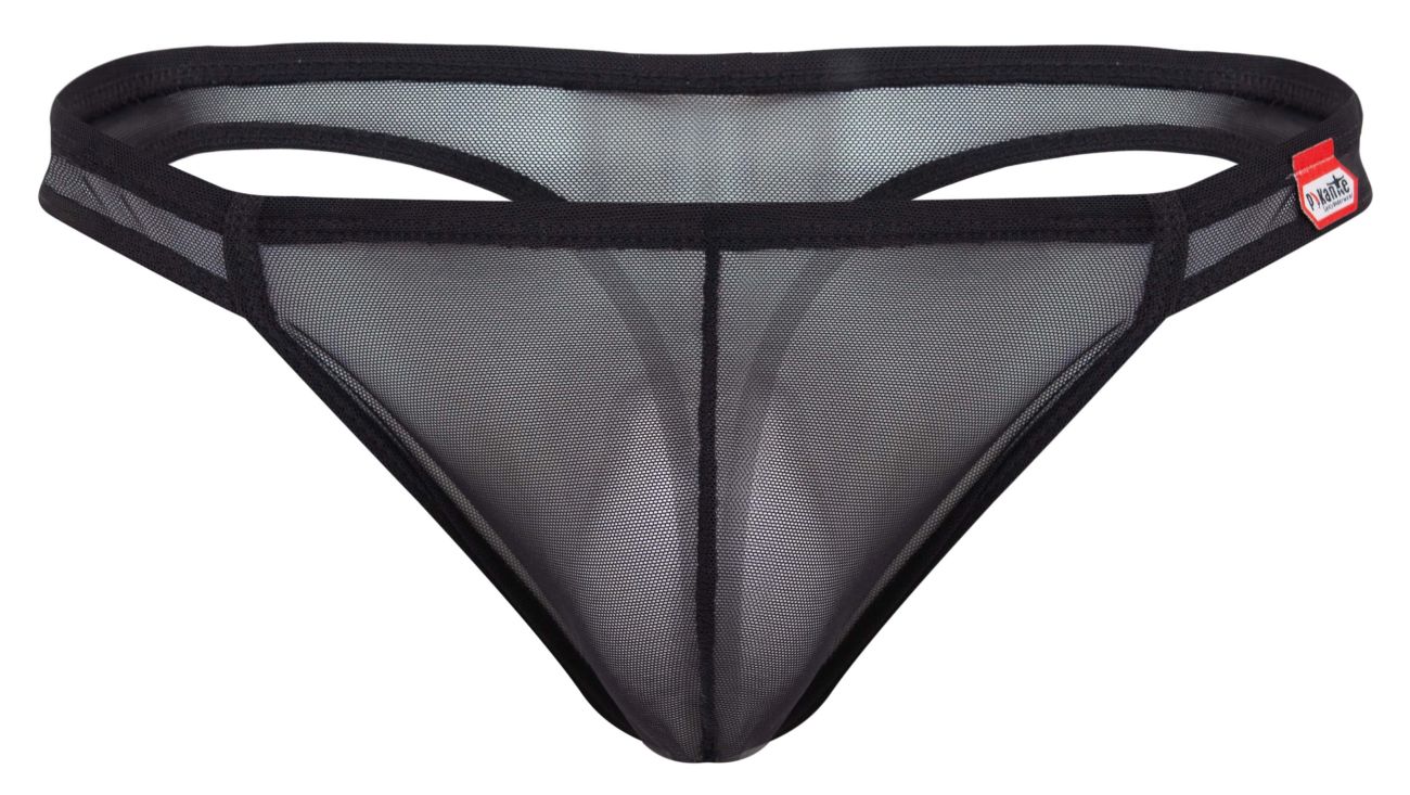 Pikante 2115 Amusing Mens Barely There Thongs Black