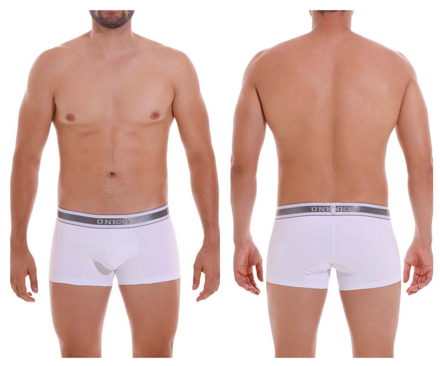 JCSTK - Unico 22120100112 Lustre M22 Trunks White Plus Sizes