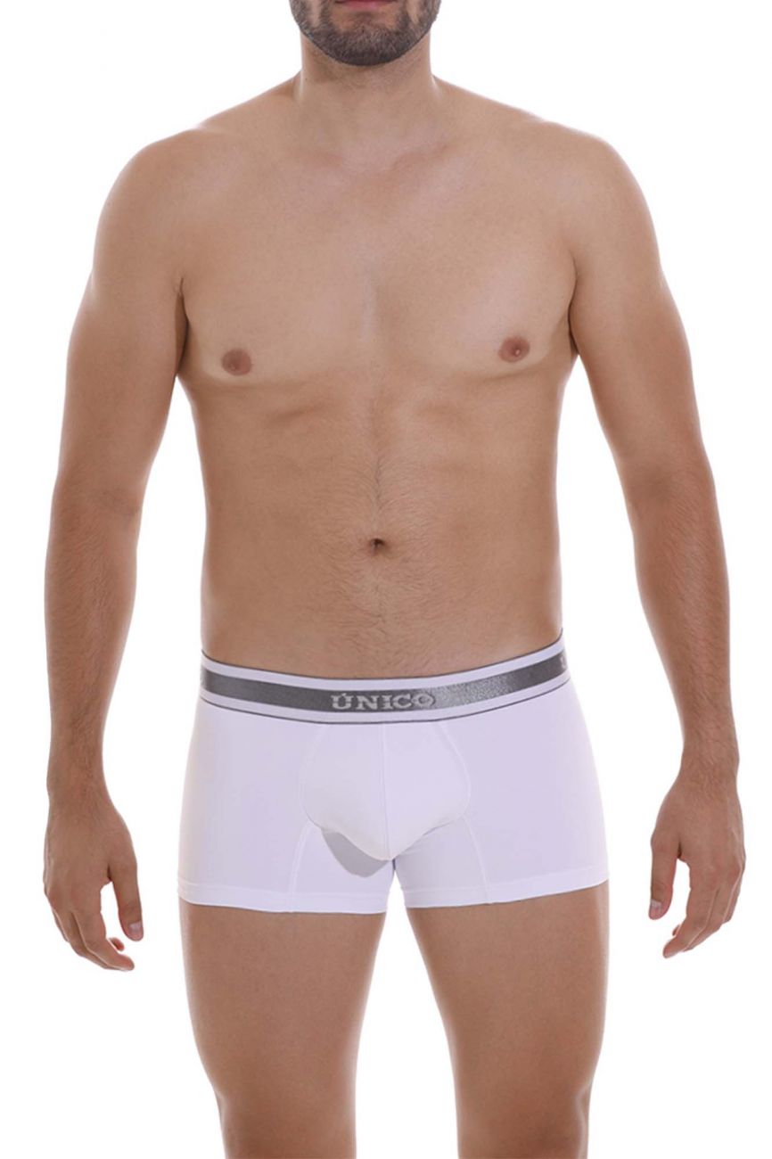 JCSTK - Unico 22120100112 Lustre M22 Trunks White Plus Sizes