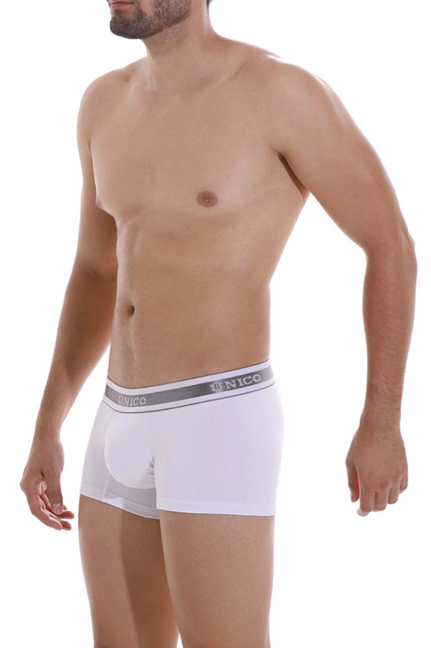 JCSTK - Unico 22120100112 Lustre M22 Trunks White Plus Sizes