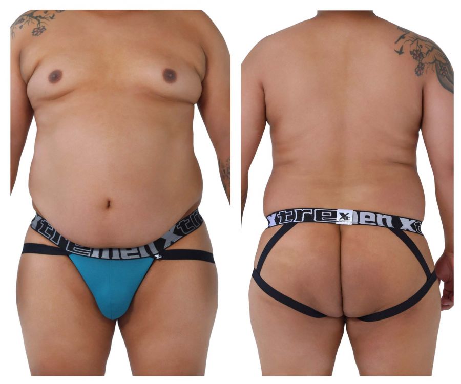 JCSTK - Xtremen 91054X Double Strap Jockstrap Petrol