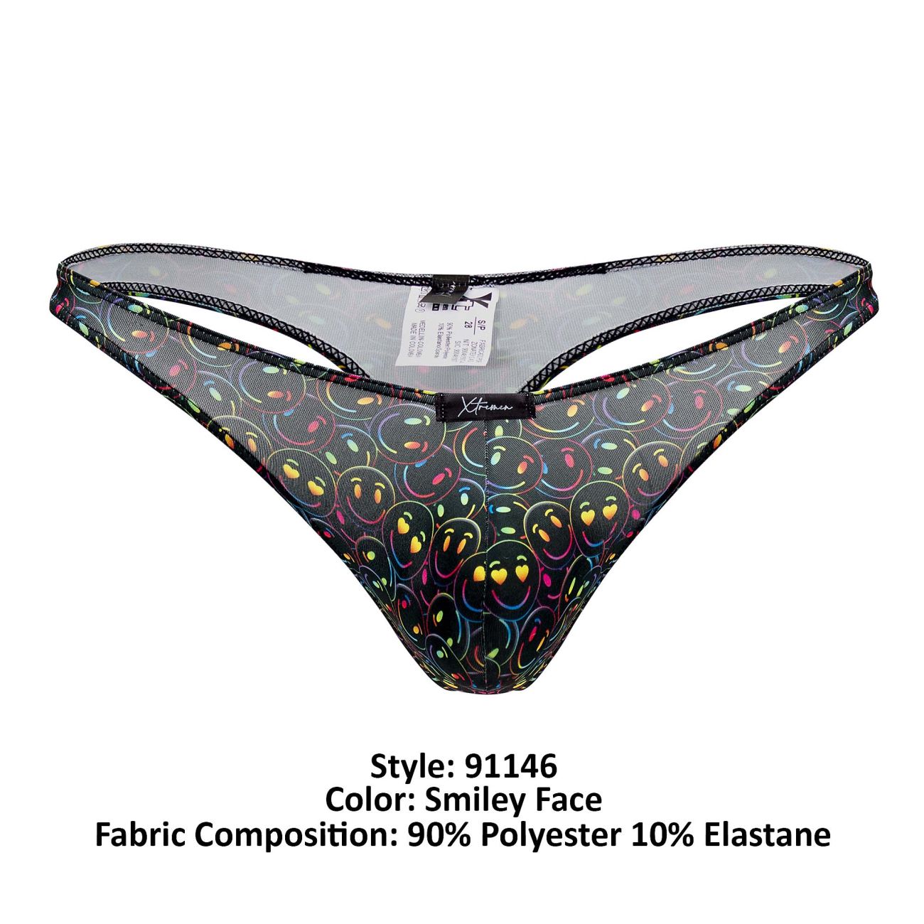 JCSTK - Xtremen 91146 Printed Microfiber Thongs Rainbow Fish