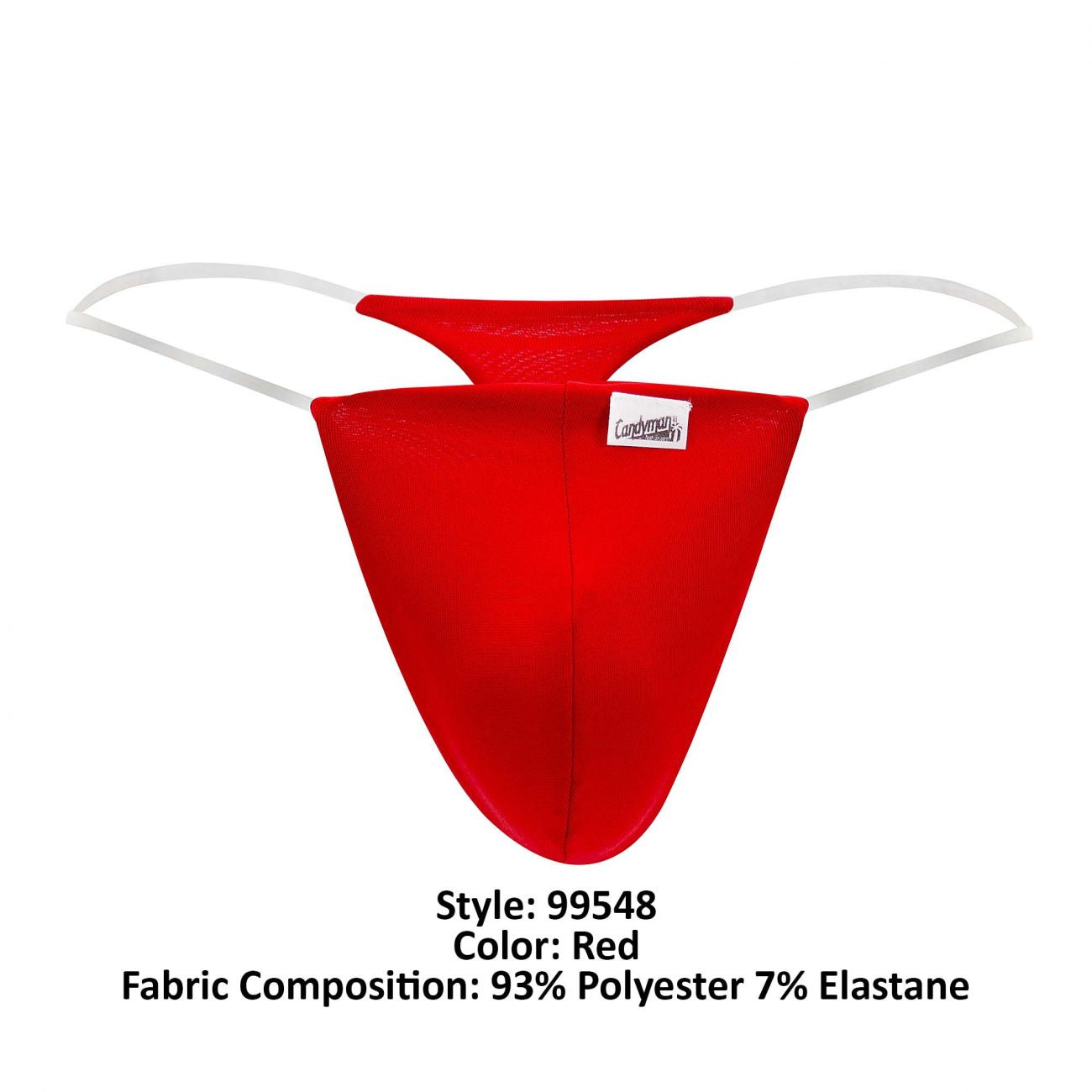 CandyMan 99548 Invisible Micro Thongs Red