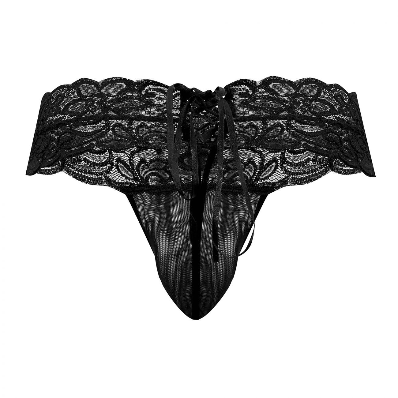 CandyMan 99595 Lace Thongs Black
