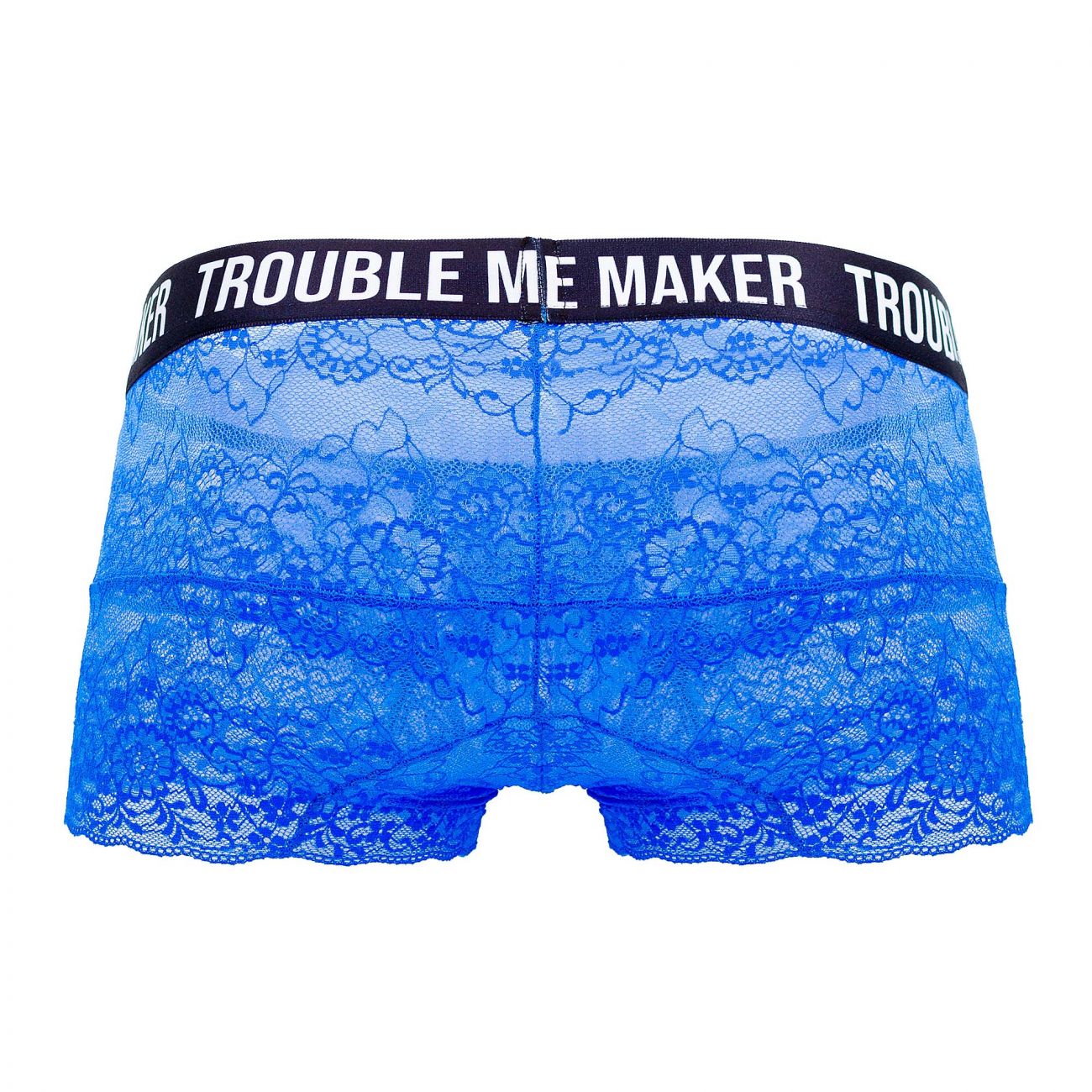 CandyMan 99616X Trouble Maker Lace Trunks Dark Blue Plus Sizes