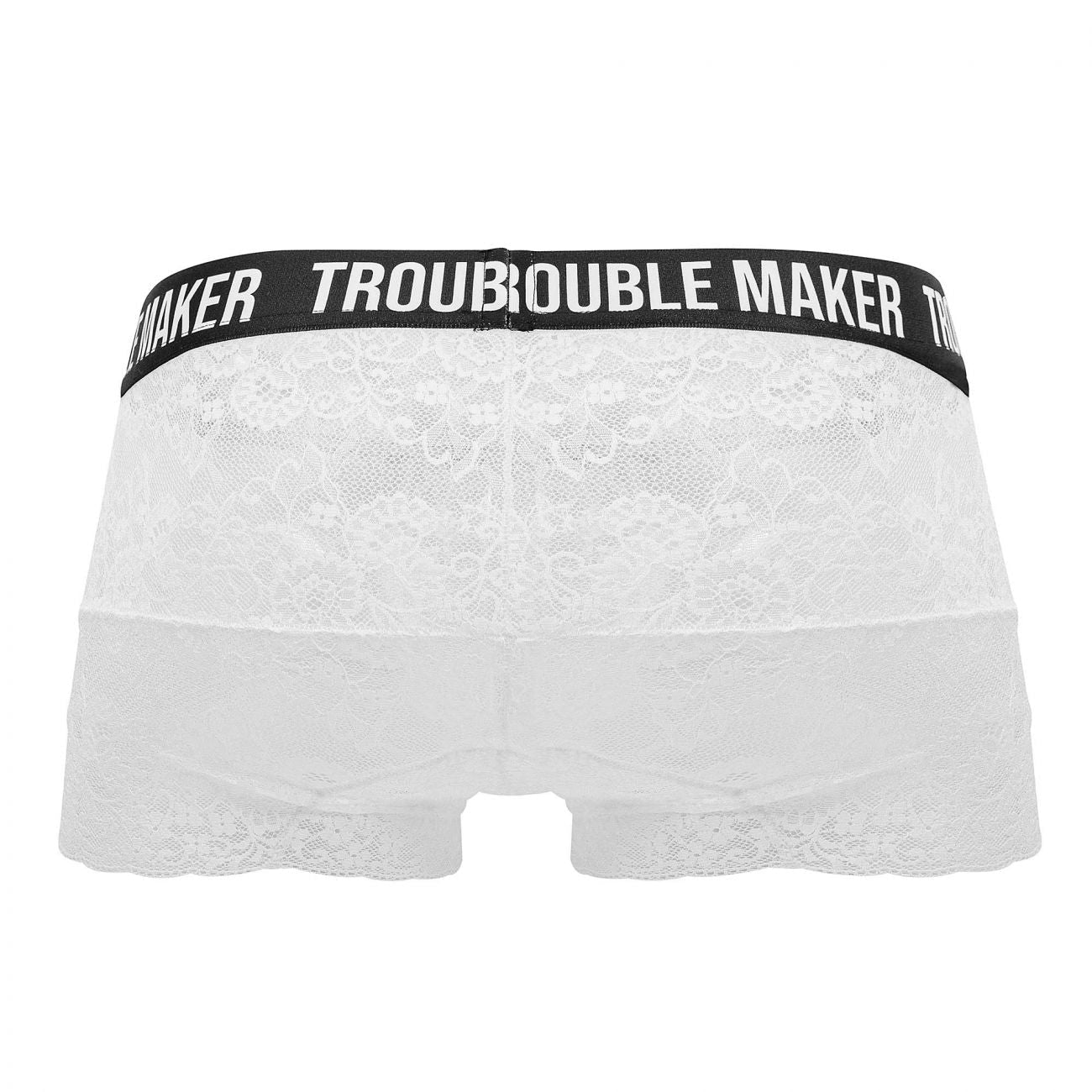 CandyMan 99616 Trouble Maker Lace Trunks White