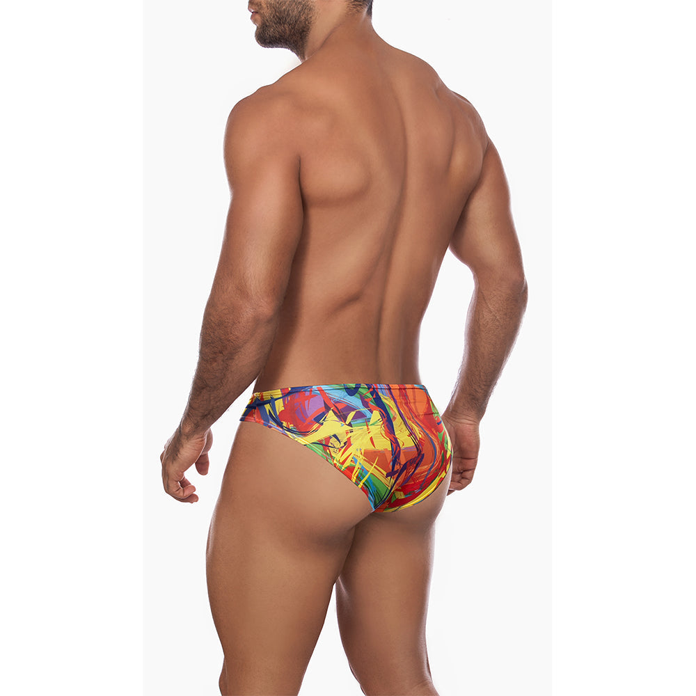 Daniel Alexander DA645 Colour Explosion Slip Bikini Mens Underwear