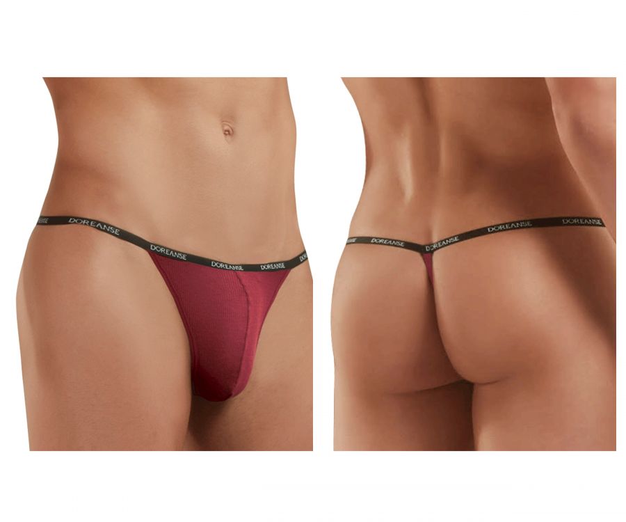 Doreanse 1330-BRD Ribbed Modal T-thong