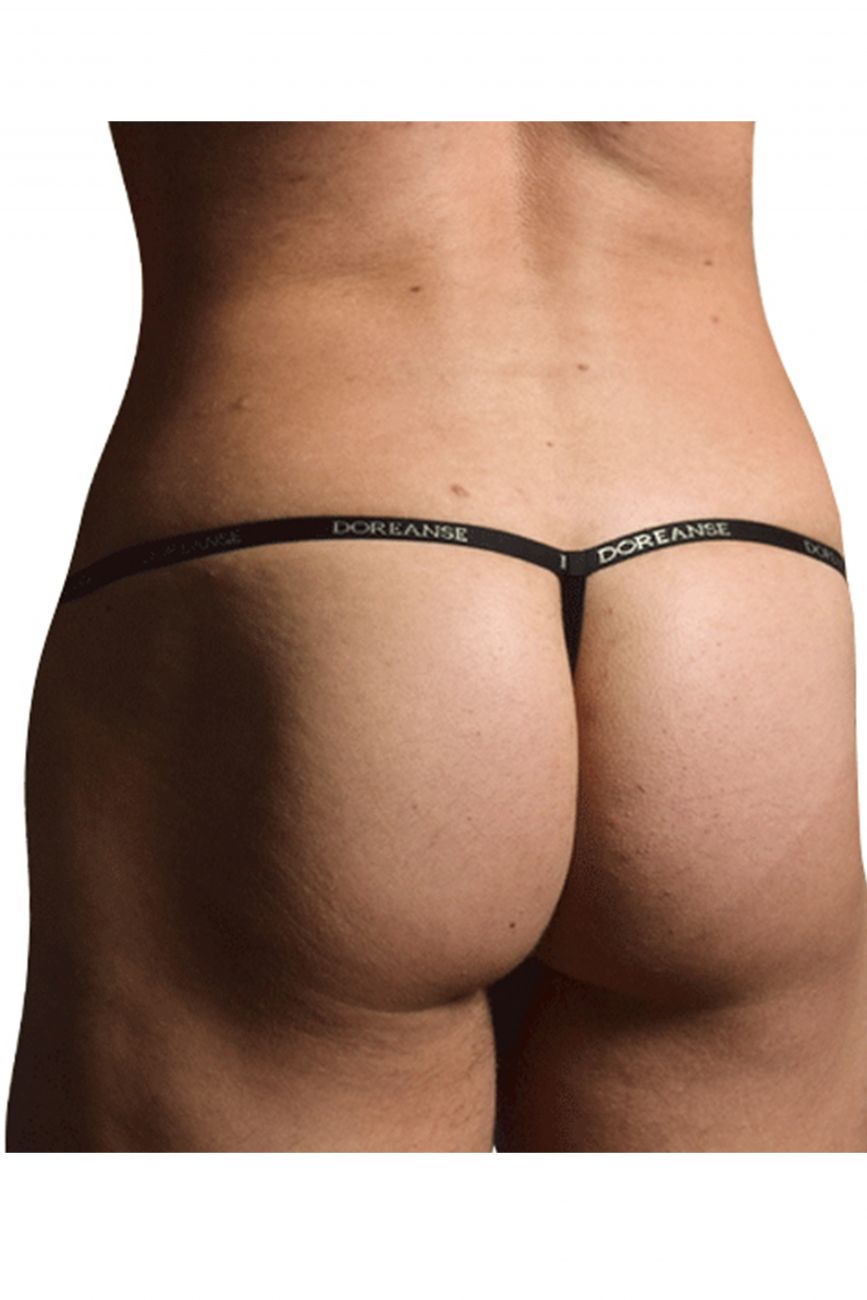 Doreanse 1330-WHT Ribbed Modal T-thong