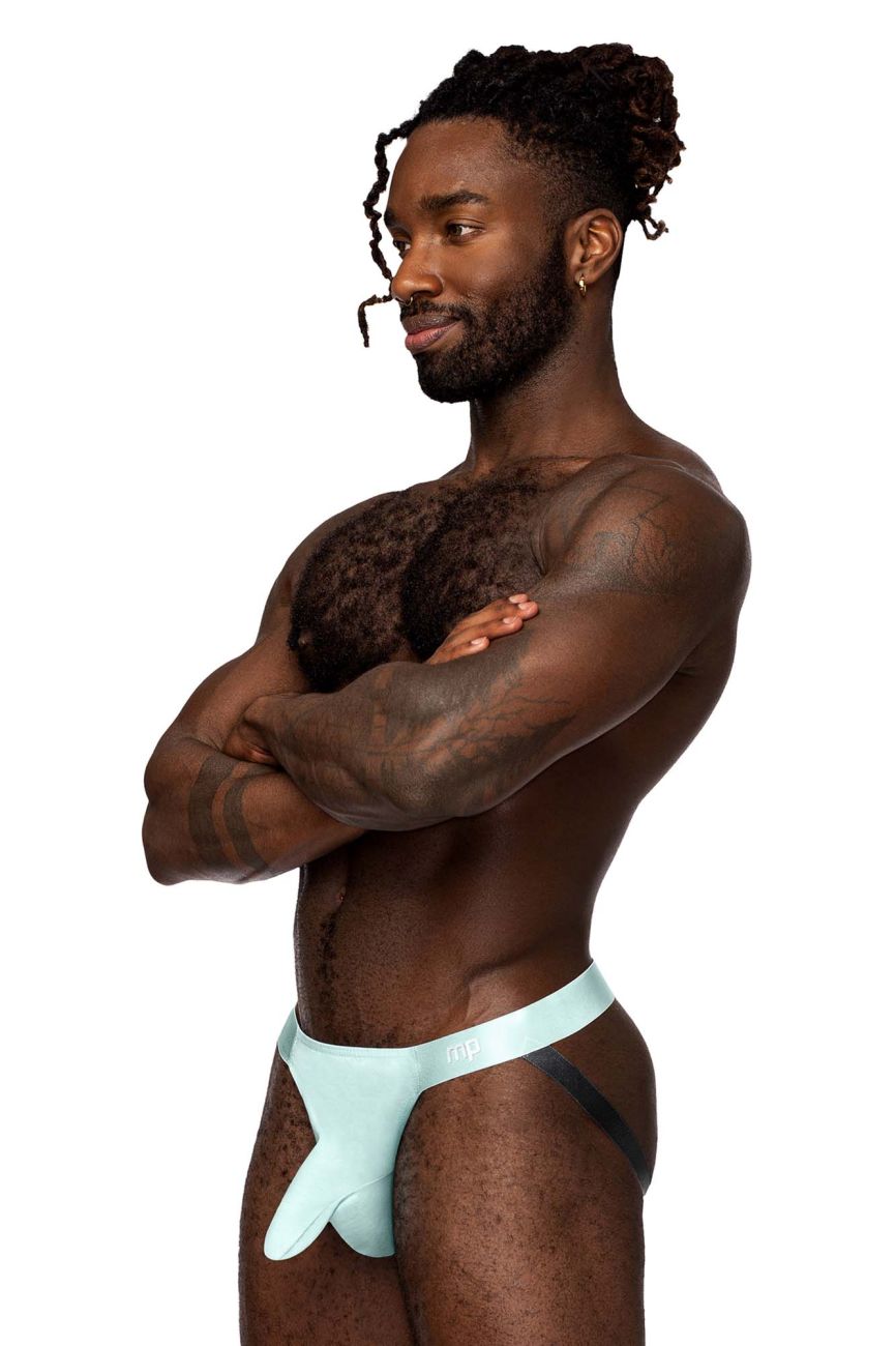 Male Power 399-281 Easy Breezy Jock Sleeve Aqua