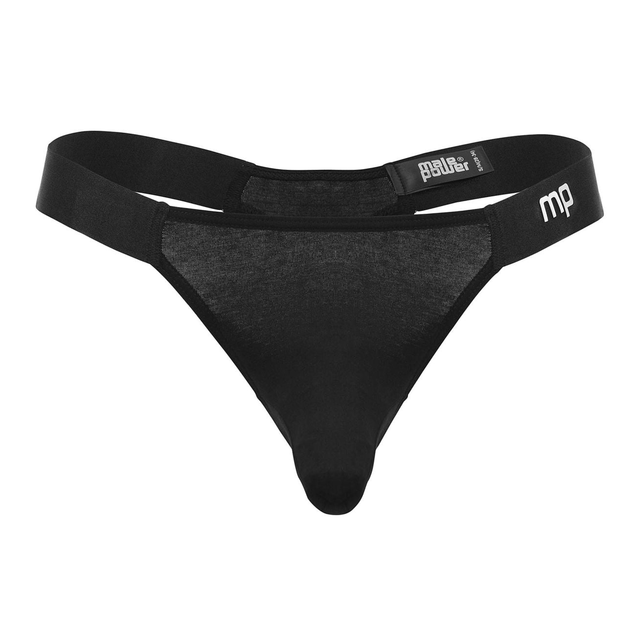 Male Power 462-281 Easy Breezy Thong Sleeve Black