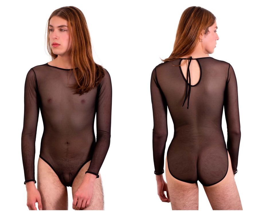PLURAL PL001 Non-binary Underwear Bodysuit Black