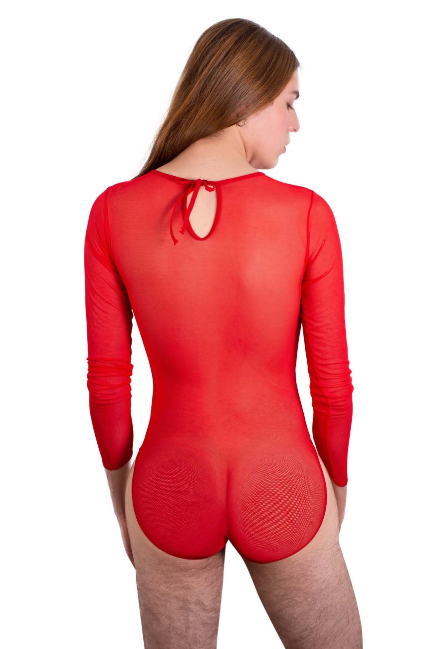 PLURAL PL001 Non-binary Underwear Bodysuit Red