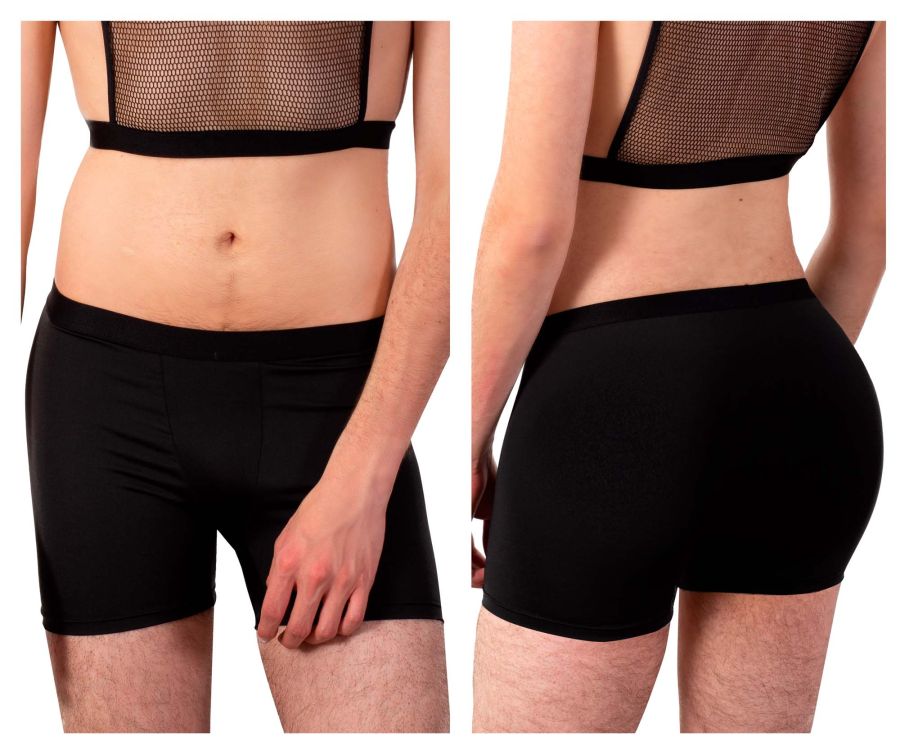 PLURAL PL008 Non-binary Underwear Trunks Black