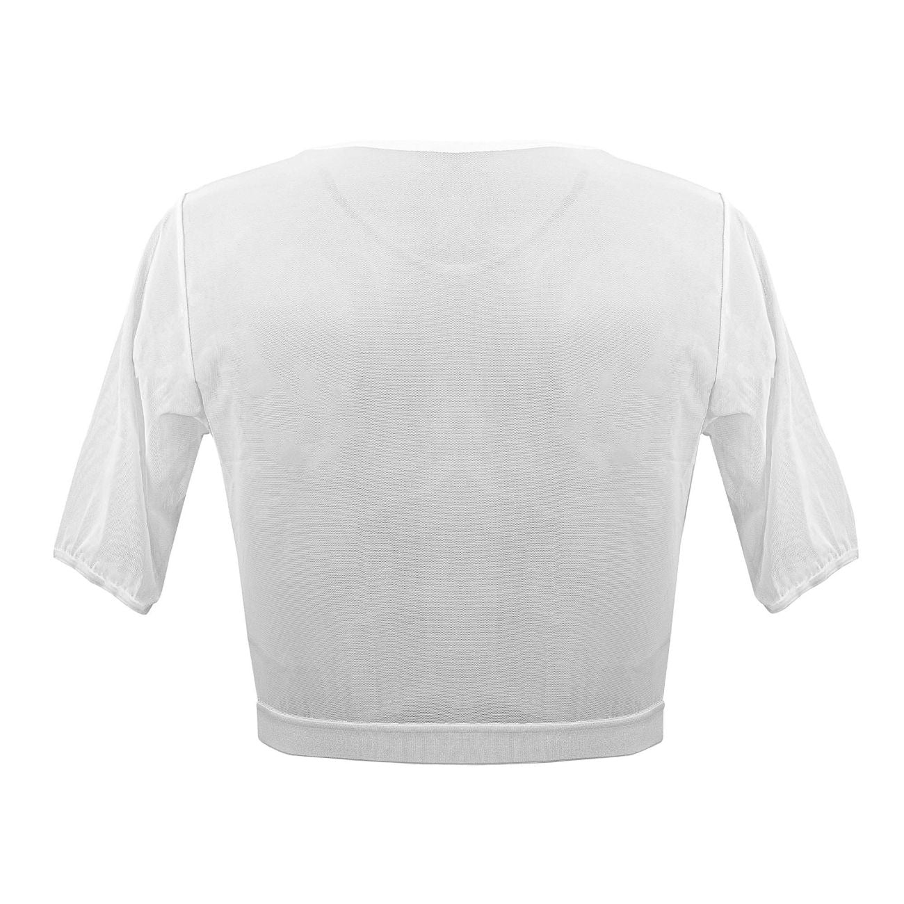 PLURAL PL009 Non-binary Underwear Crop Top White