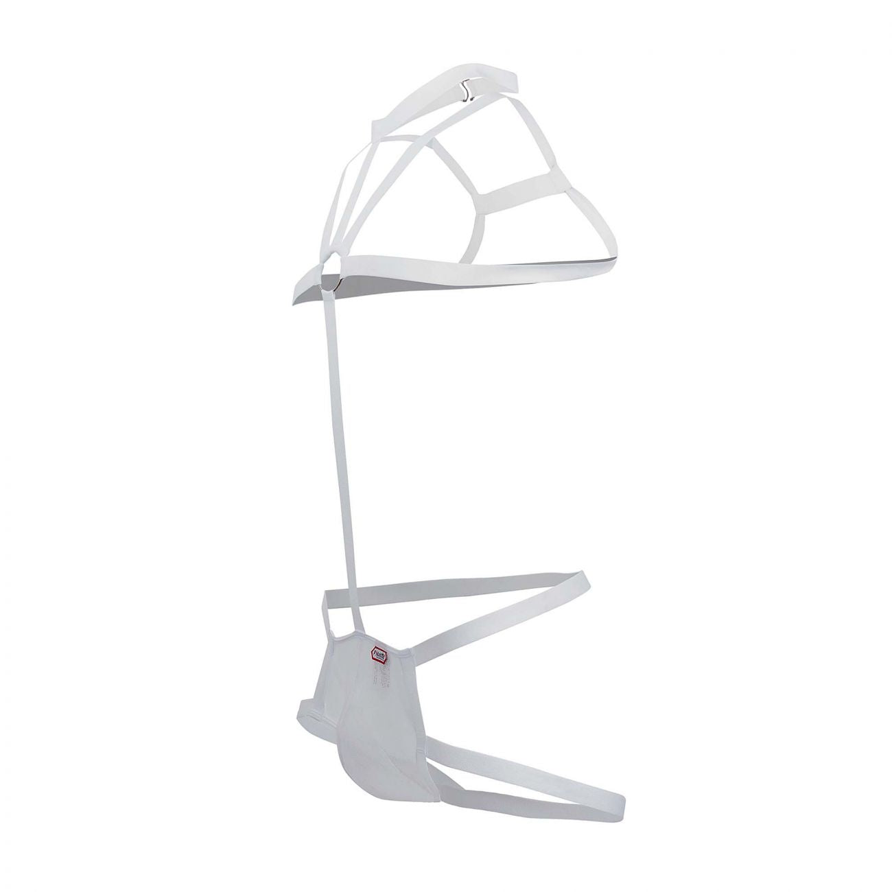 Pikante 0346 Dominate Harness Jockstrap White