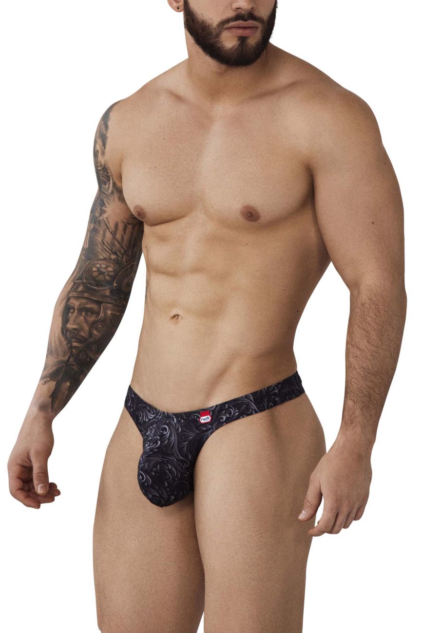 Pikante 1009 Potenza Thongs Black