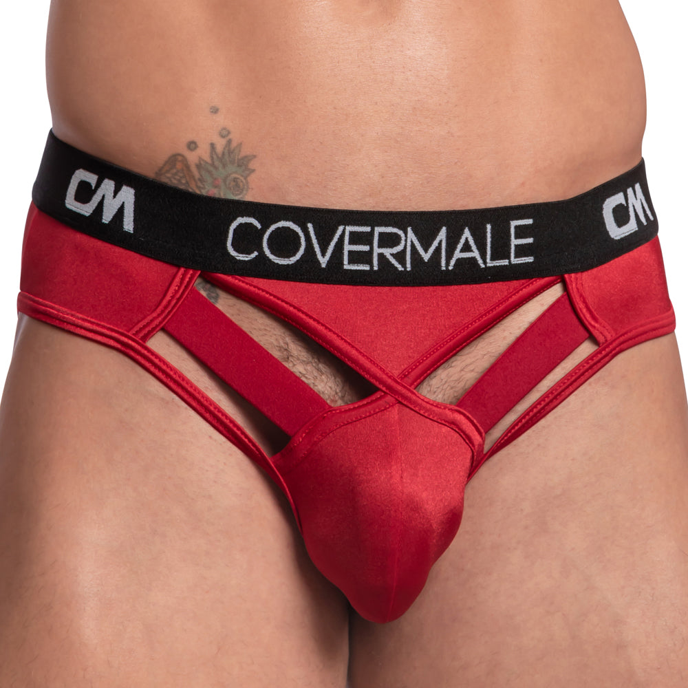 CMI057 Cover Male Wide-Band Visible Bikini Brief Male Underwear