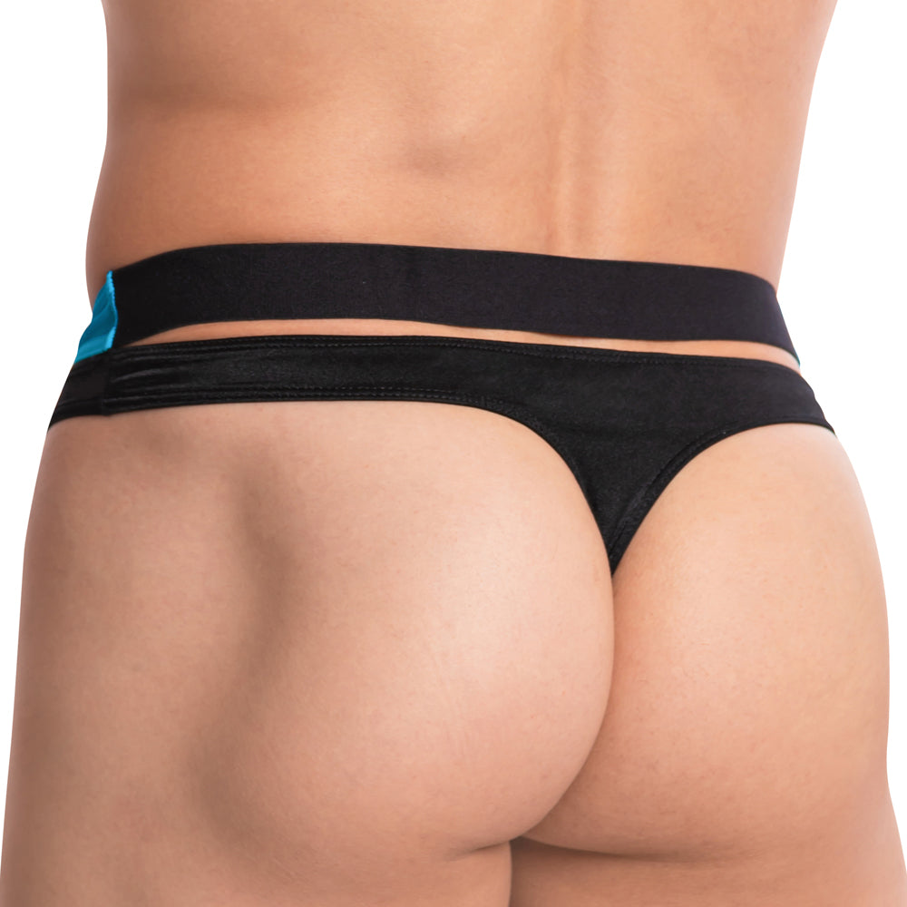 Cover Male CMK061 Asymmetrical Sheer See-thru Thong Mens Underwear