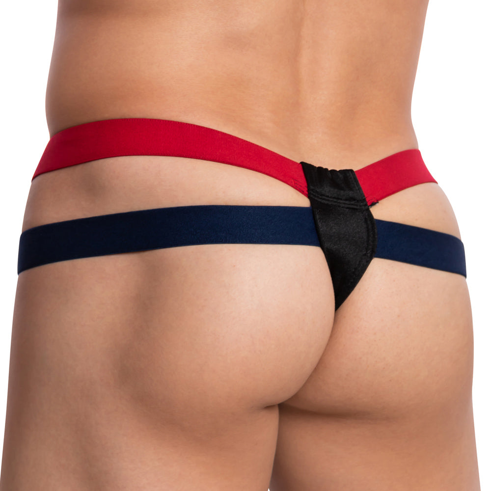 Cover Male CMK068 Multi Colour Wide Strap Beauty Thong Mens Underwear