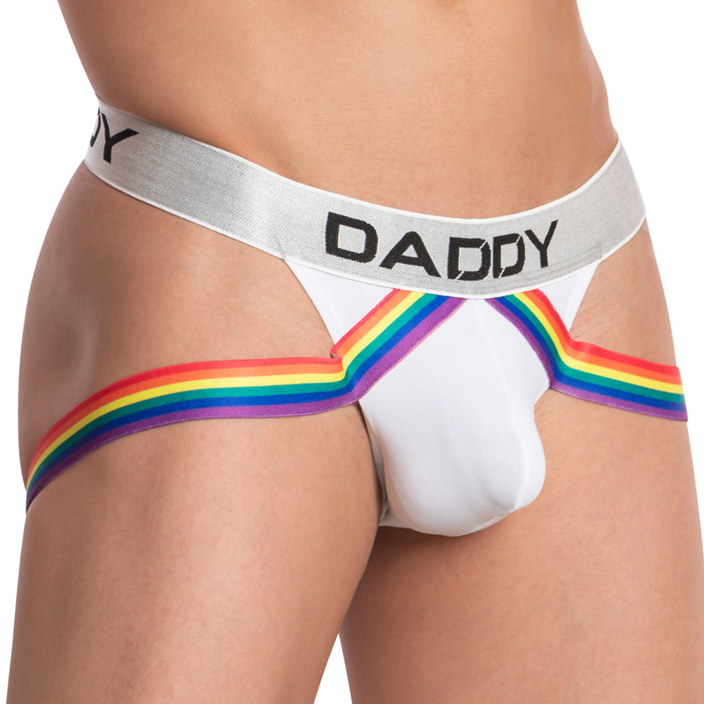 Daddy DDE045 Rainbow Path Papi Jockstrap Underwear for Men