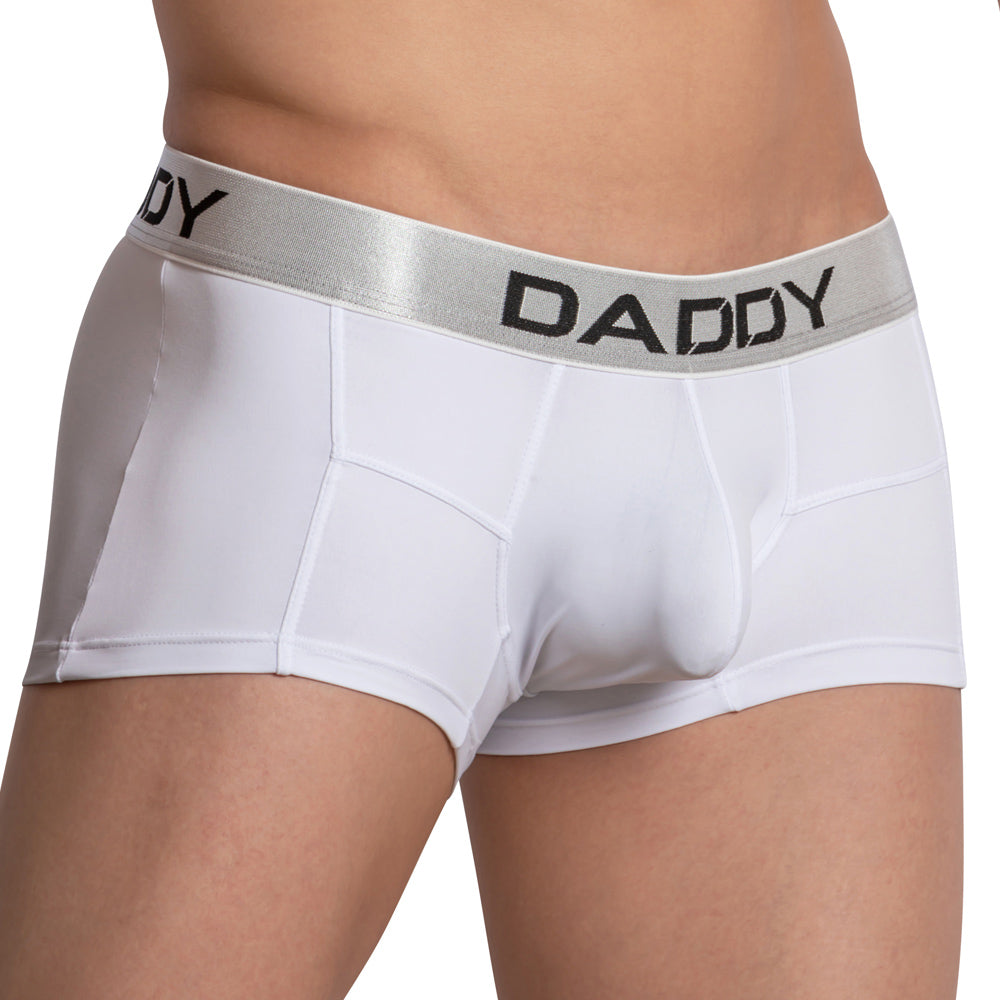 Daddy DDG009 Spandex Shine Alluring Solid Boxer Brief Mens Underwear