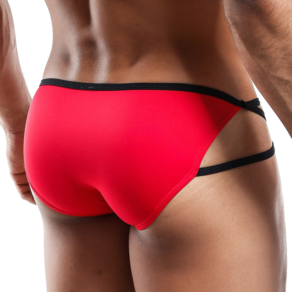 Daddy DDI007 Strap Interlock Micro Pouch Bikini Underwear for Men