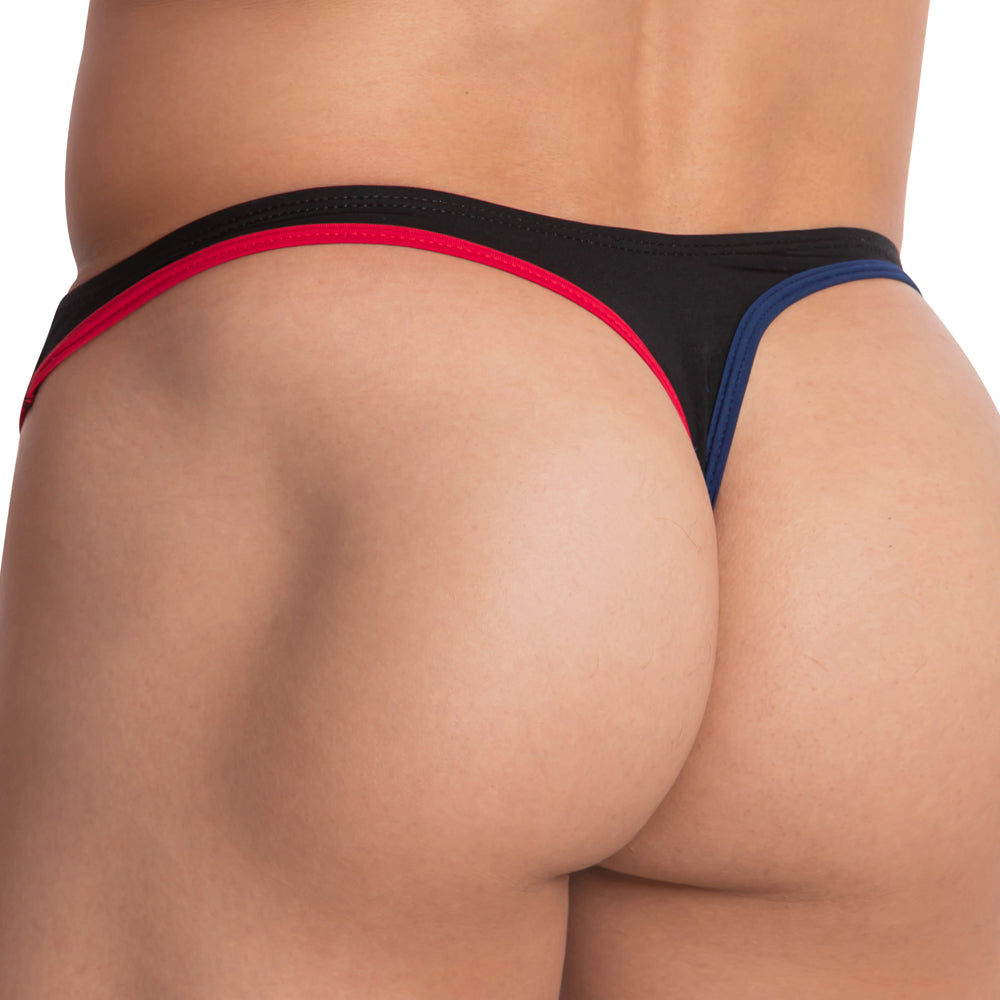 Daddy DDK038 Duality Lover Signature Waistband Stretch Thong Undies for Men
