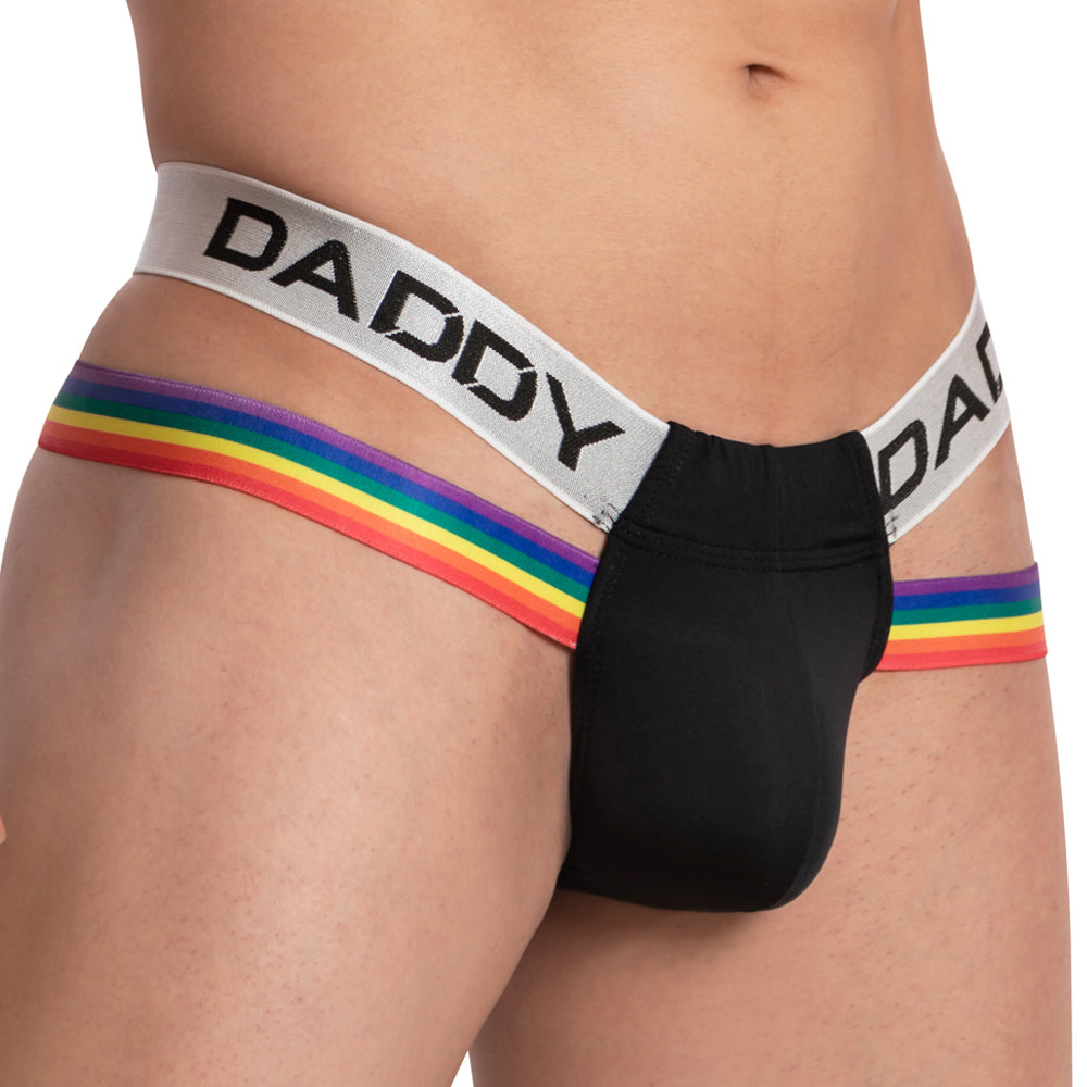 Daddy DDK039 I have Pride Rainbow Strap Mini Pouch Mens Thong Underwear