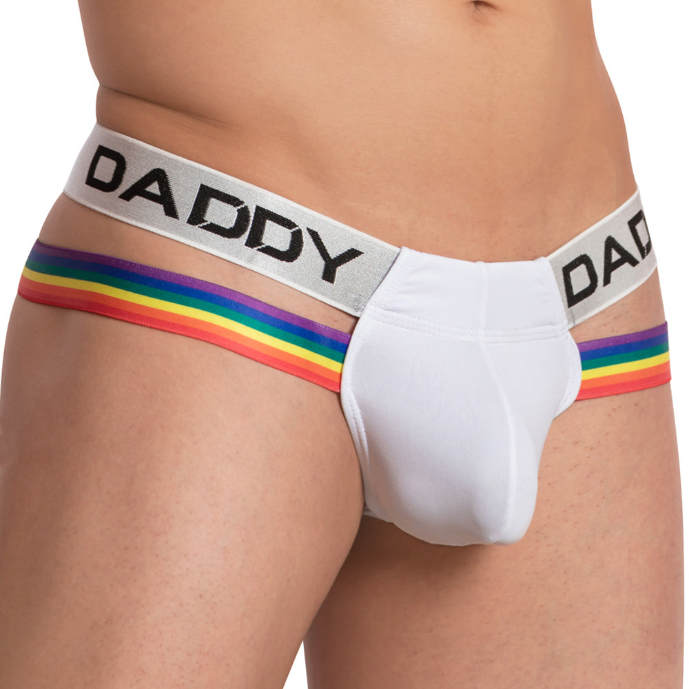 Daddy DDK039 I have Pride Rainbow Strap Mini Pouch Mens Thong Underwear