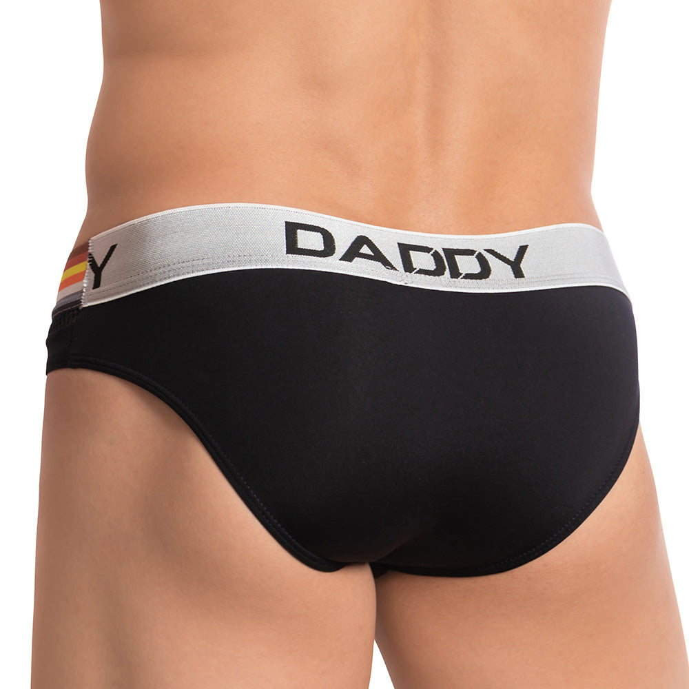 Daddy Underwear DDJ012 Call me Daddy Fishnet See-thru Panel Brief for Men