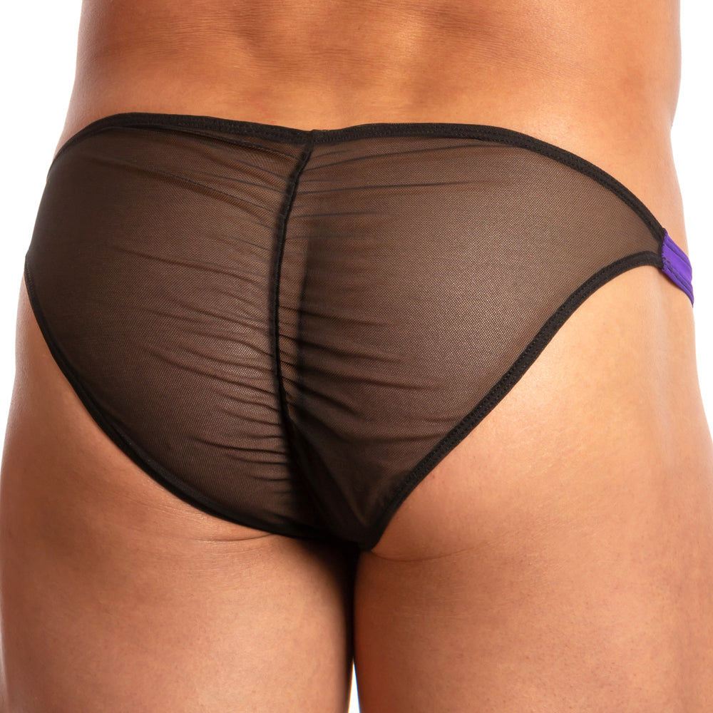 Daniel Alexander DAI066 Dual Tone Sheer Mesh Bikini Underwear for Men
