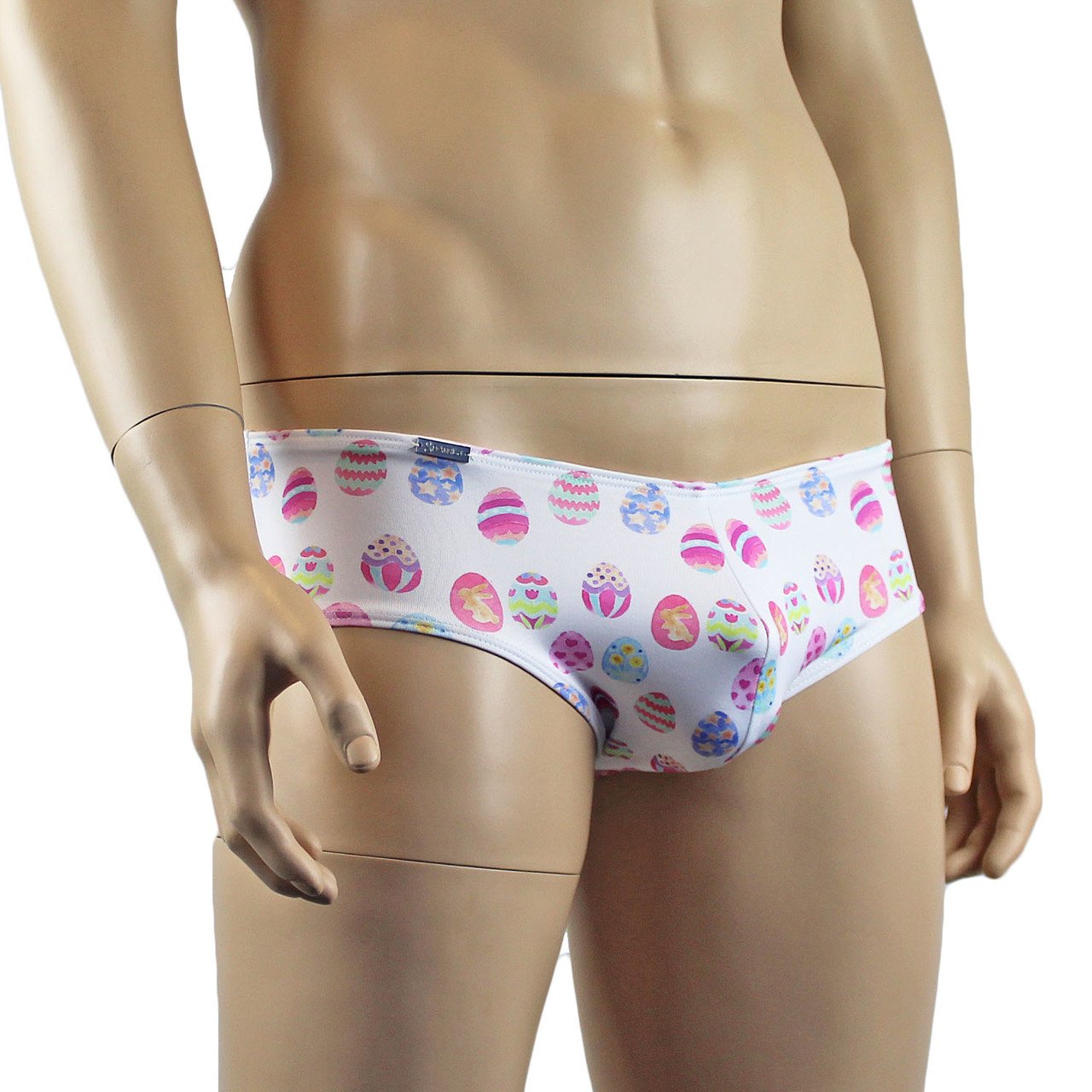 Easter Egg Mens Mini Low Rise Boxer Brief Shorts