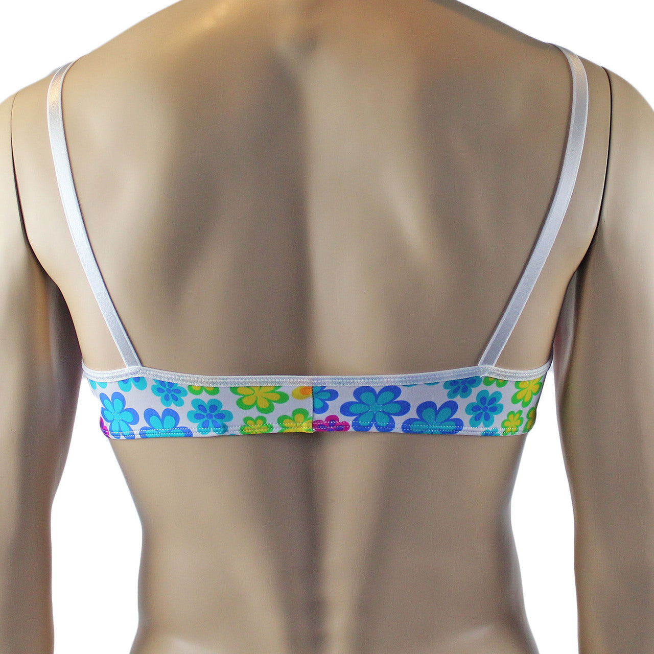 Mens Flower Girl Bra Top with Large Bow