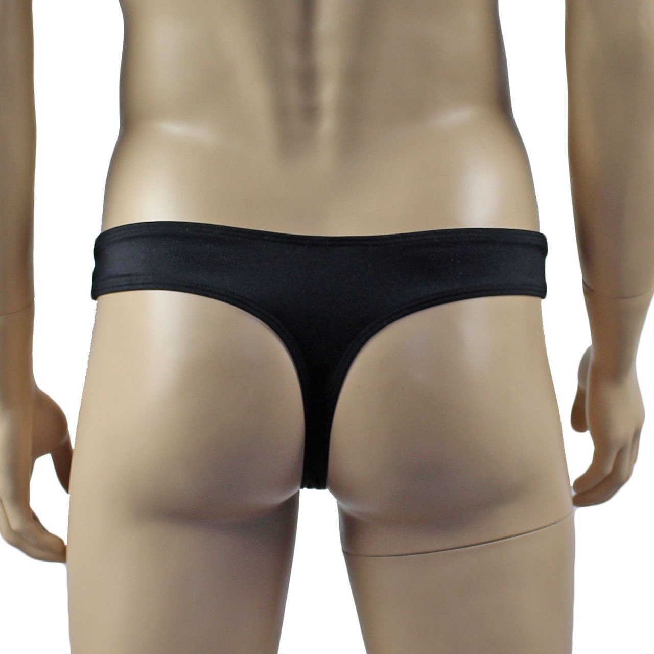 Mens Glamour Wide Front Thong (black plus other colours)
