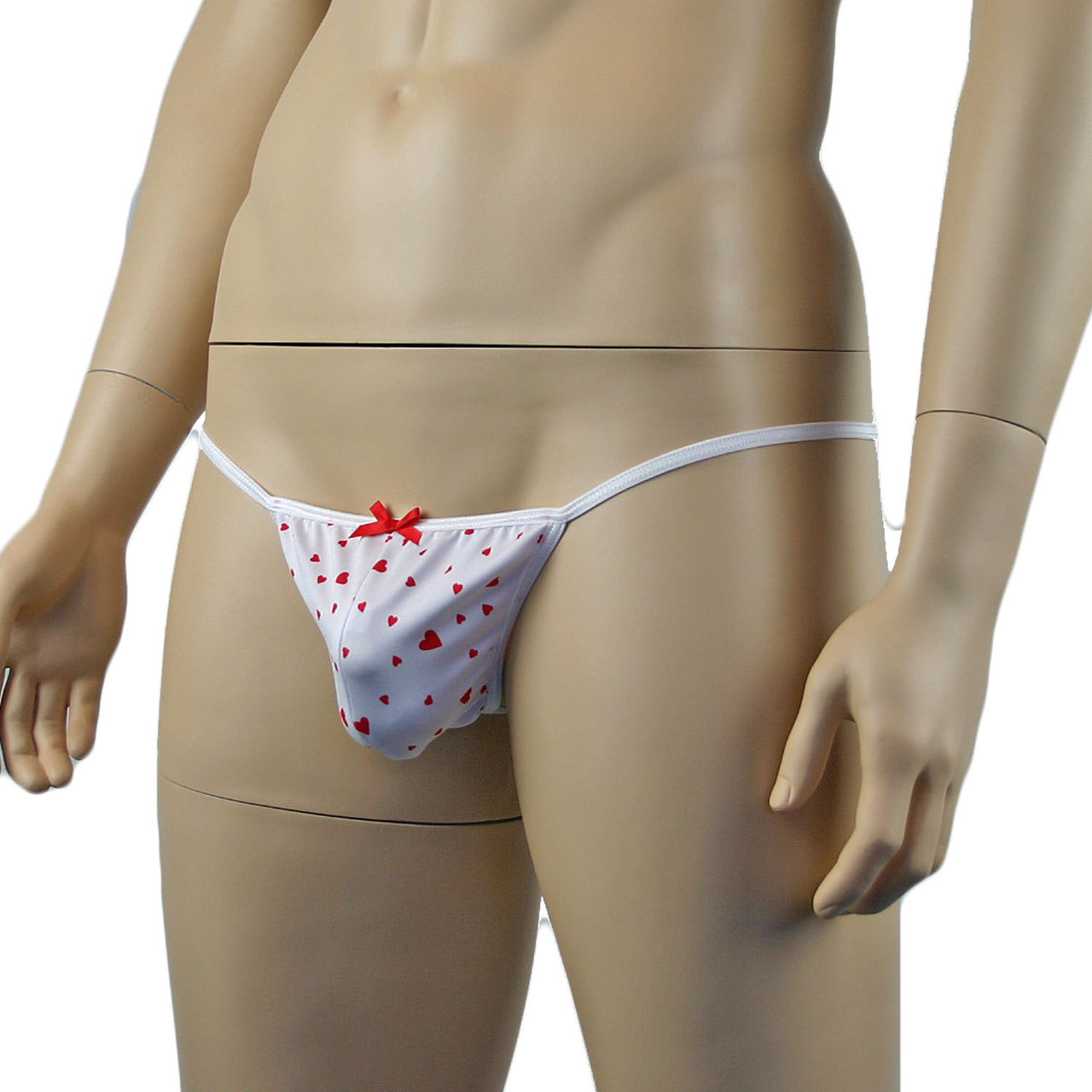 Mens Little Hearts G string Pouch
