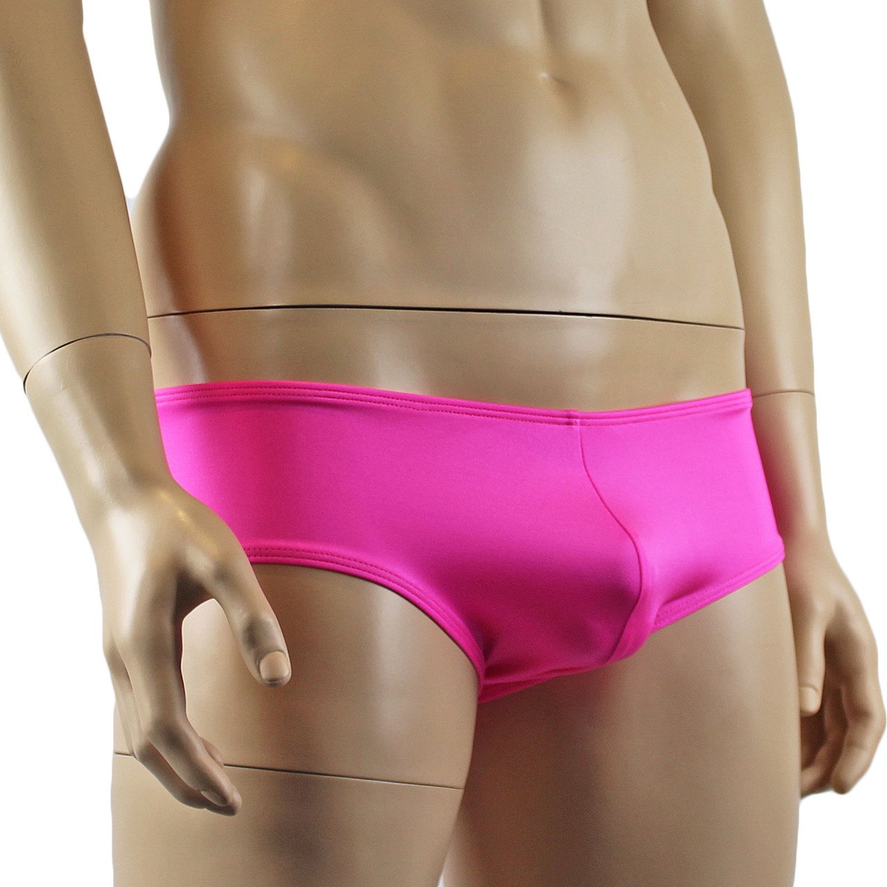 Mens Sexy Boxer Briefs Underwear Lingerie (hot pink plus other colours)