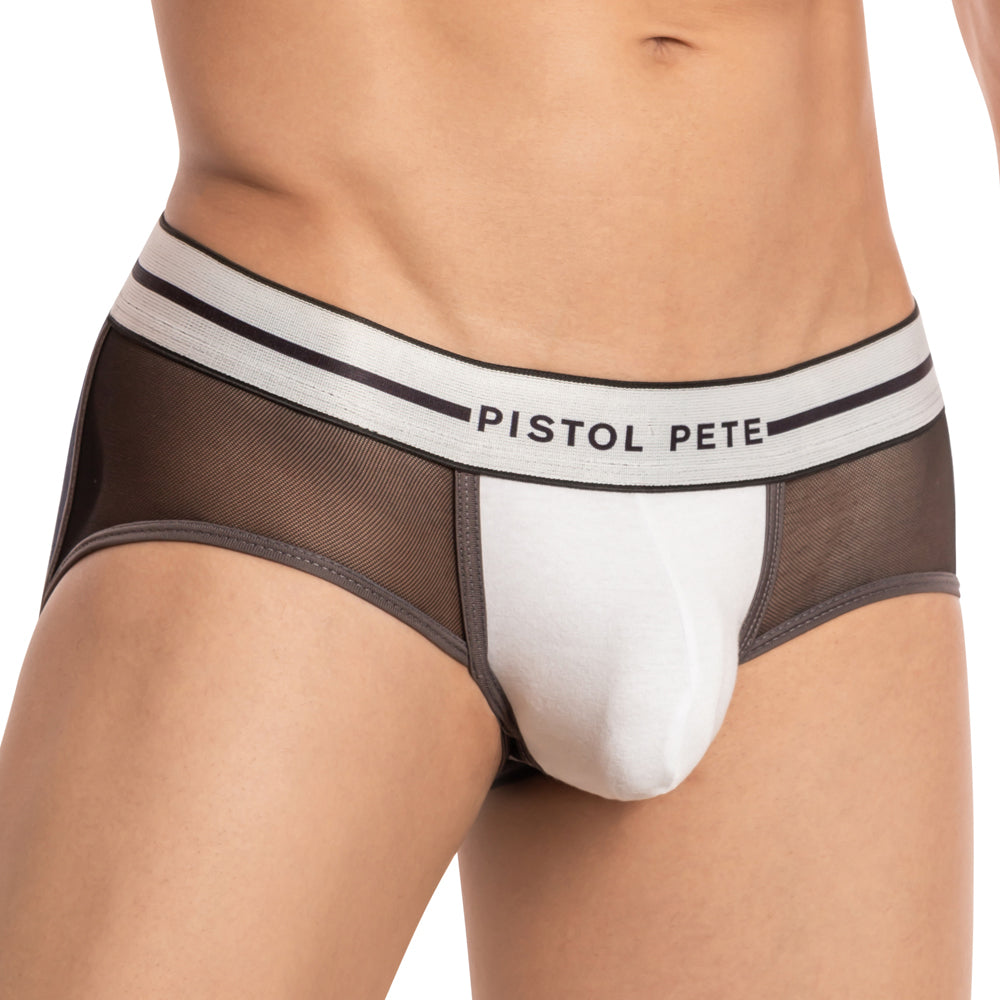Pistol Pete PPE031 Racer Mesh See-thru Panel Sporty Jockstrap Underwear for Men